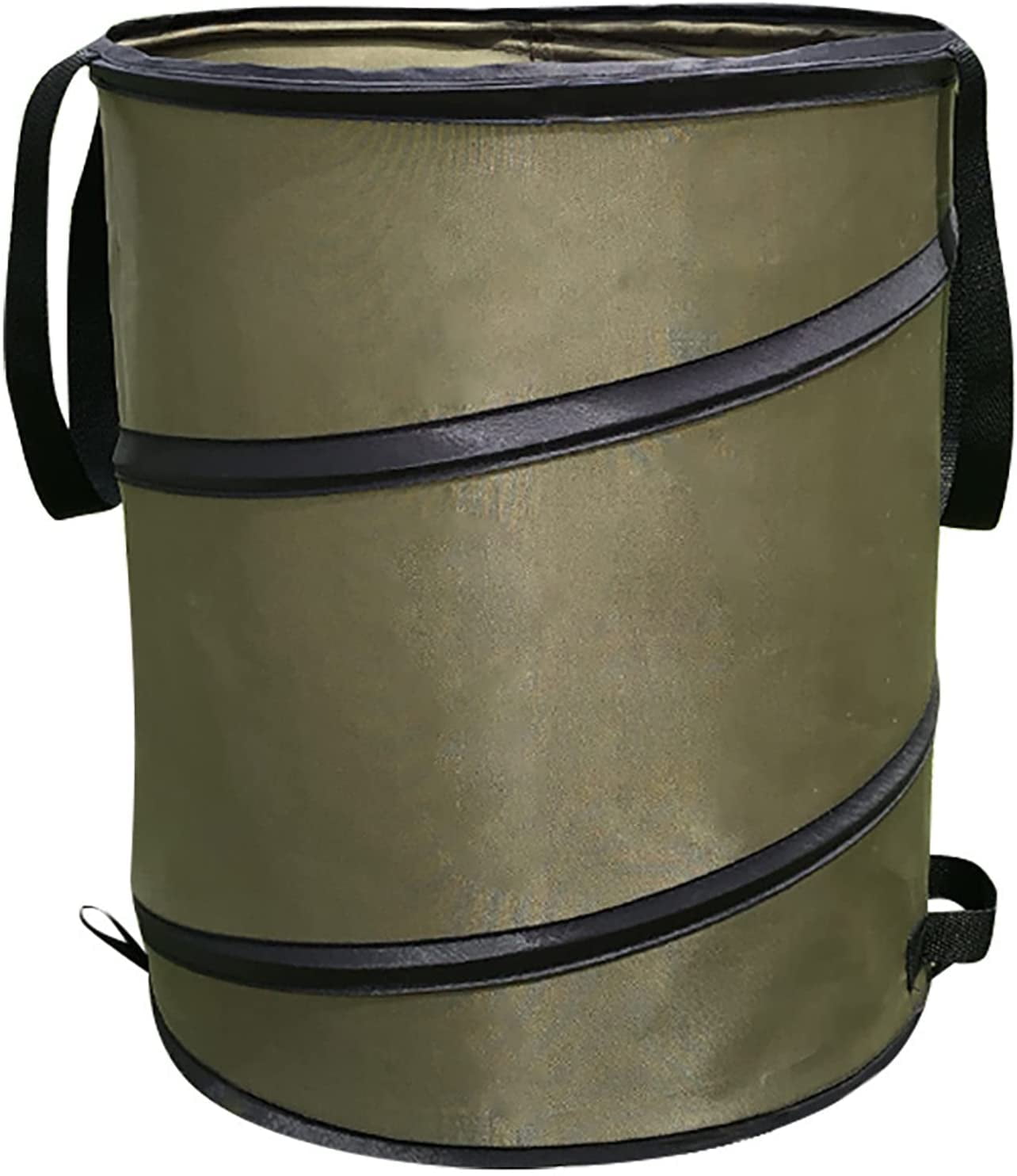 10 Gallon Camping Pop-Up Trash Can/Recycle Bin - Reusable, Foldable, and Portable - Ideal for Car, Outdoor, Garden, and Yard - Green, 10 Gallons