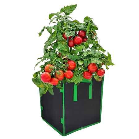 10 Gallon Garden Grow Bags Planter Box Planting Beds Grow Pots with Handles Breathable Plant Container Felt Planter Bags for Carrots Onions Herbs Flowers Vegetables