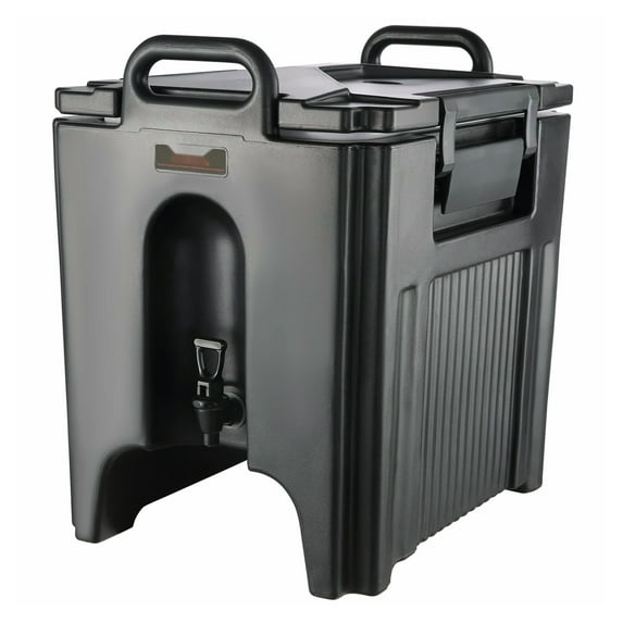 10 Gallon Beverage Dispenser, Insulated Hot & Cold Drink Server - LL9450UP Thermal Cooler with Two-Stage Faucet - Restaurant, Shop, Party Use