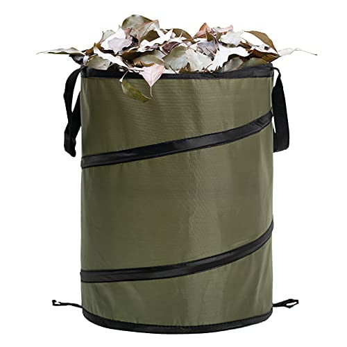 10 Gallon Metal and Polyester Pop-Up Recycle Bin$$Storage