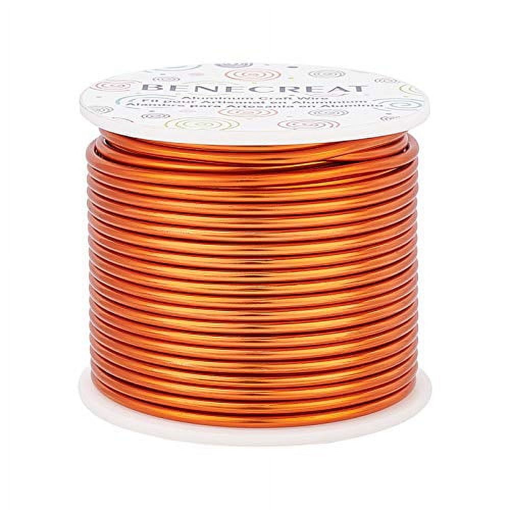 10 Gauge 80FT Tarnish Resistant Jewelry Craft Wire Bendable Aluminum  Sculpting Metal Wire for Jewelry Craft Beading Work YellowGreen 