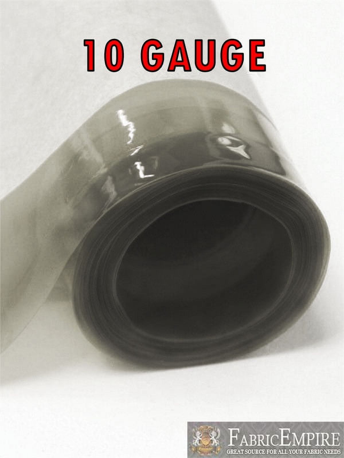 10 Gauge GREY Tinted Plastic Vinyl Fabric 54" Wide Sold By The Yard