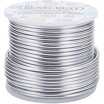 BENECREAT 10 Gauge 80Feet Jewelry Craft Aluminum Wire Bendable Metal  Sculpting Wire for Craft Floral Model Skeleton Making