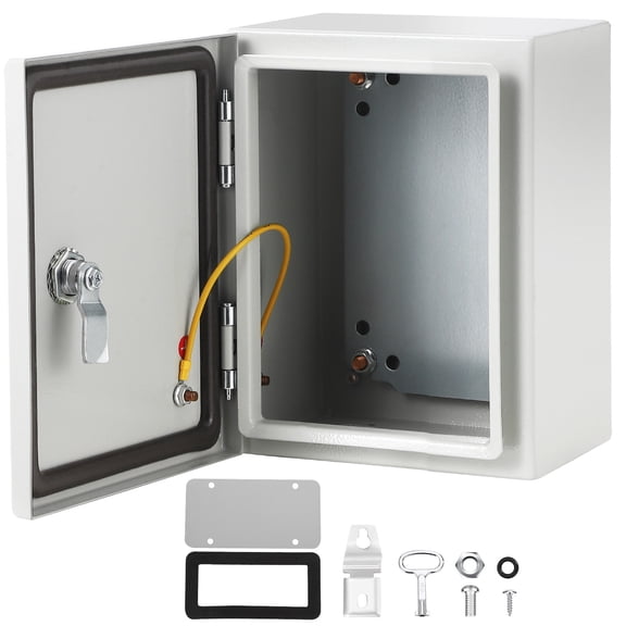 10-Gauge Steel Electrical Panel Box 18x14x8 Inch - 1.5mm Wall Thickness, Waterproof Metal Breaker Box for Indoor/Outdoor Use, UL Listed Electric Enclosure for Wiring Management