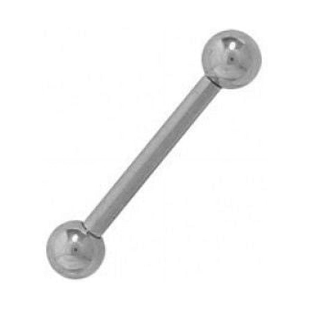 10 Gauge Surgical Steel Barbell Tongue Ring 3 Different Lengths