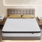 Full Size Mattress in a Box, Z-HOM 10 Hybrid Mattress, Medium Soft Comfort Pocket Spring Mattress