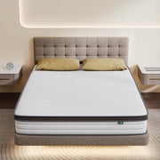 Z-HOM 10" Full Size Mattress in a Box, Pocket Spring Hybrid Mattress, Medium Soft Comfort