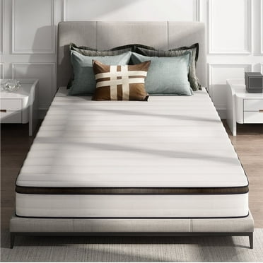 10" Memory Foam Mattress,Z-HOM Hybrid Mattresses in a Box Medium Firm Cool Comfort Pocket Spring Queen Size