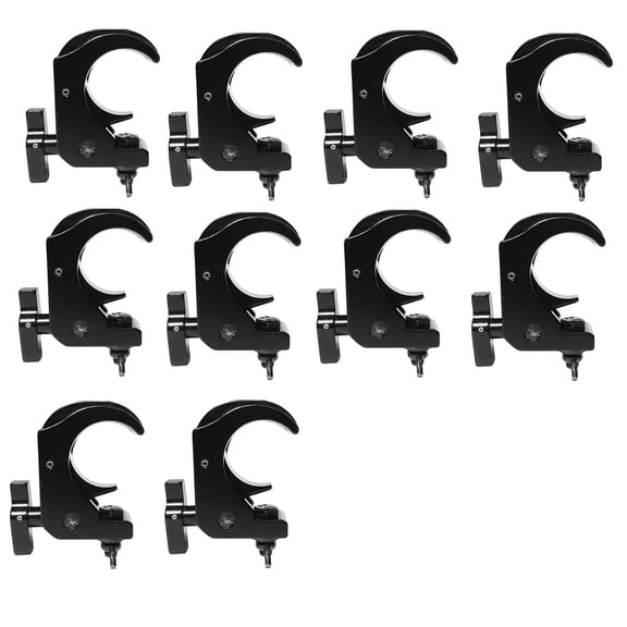 (10) Global Truss Snap Clamps in Black