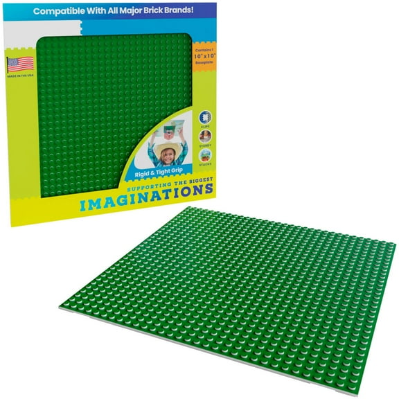 10" Green Baseplate (1Pack)