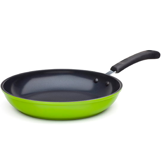  10 Green Ceramic Frying Pan by Ozeri – 100% PTFE, PFC, APEO,  GenX, NMP and NEP-Free German-Made Coating