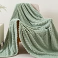 thumbnail image 1 of Under $10 Green Throw Blanket Fall Throw Blanket Soft Thick Facecloth Blankets Nap Blankets f Beds Sofas and Other Scenarios Provide The Ultimate In Comfts, 1 of 6