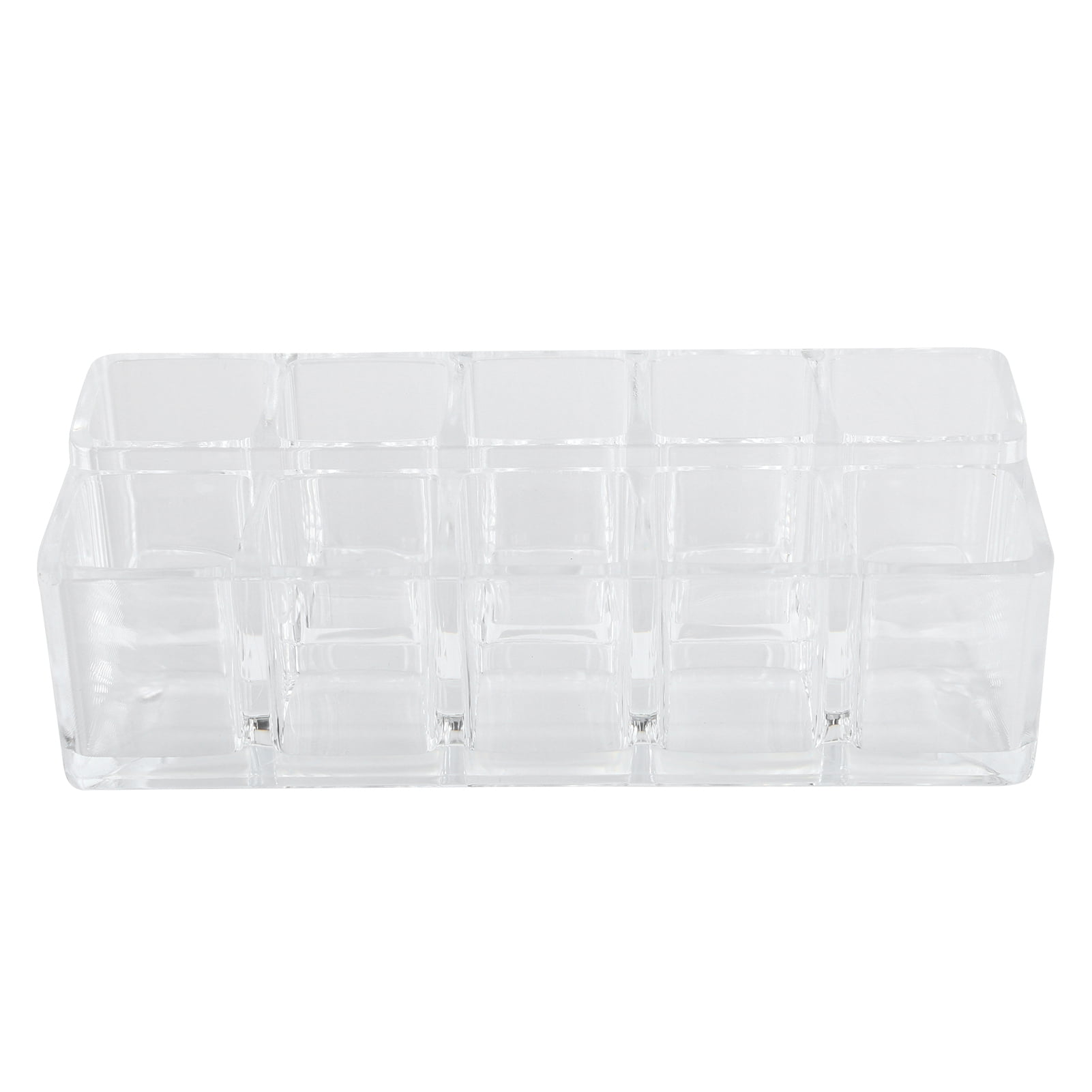 10 Grid Transparent Lipstick Holder Organizer Acrylic Cosmetics Display
