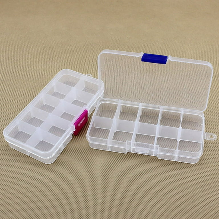 10 Grids Adjustable Storage Box Small Component Jewelry Tool Bead