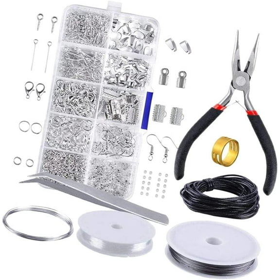 10 Grids Jewelry Making Tools Startup Findings Pliers