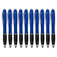 thumbnail image 1 of 10 Gripper Stylus Pens with LED Light Pack - Twist mechanism, Black Ink - Blue, 1 of 5