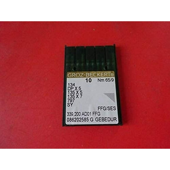 10 Groz-Beckert Gebedur 134 135X5 DPX5 Titanium Sewing Needles SINGER PFAFF JUKI