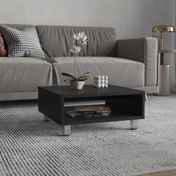 10" H, Particle Board, Rectangular - Open Shelf for Easy Organization - Any Modern Space / Adds a Touch of Elegance