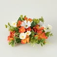 thumbnail image 1 of 10"H Sullivans Tangerine Cream Floral Orb, Multicolor, 1 of 2