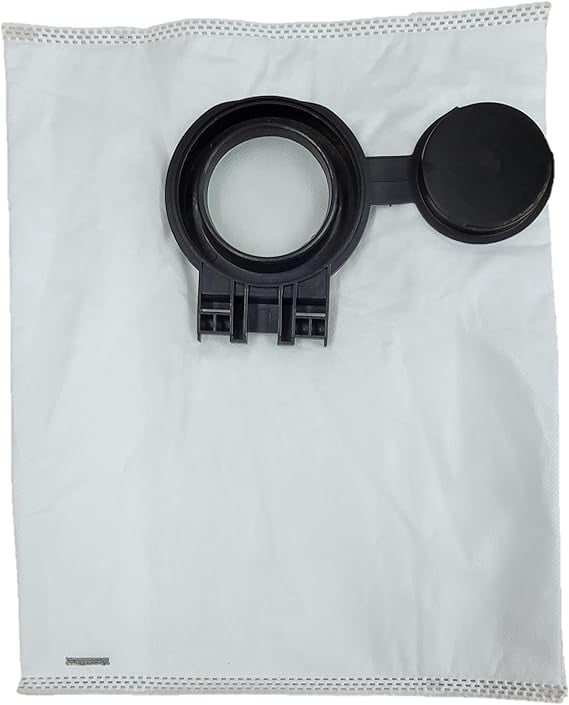 10 HEPA Filter Bags Compatible With Sebo Airbelt D1, D4, D4 Premium Canister Vacuums - Replaces Part #8120AM, 8120ER