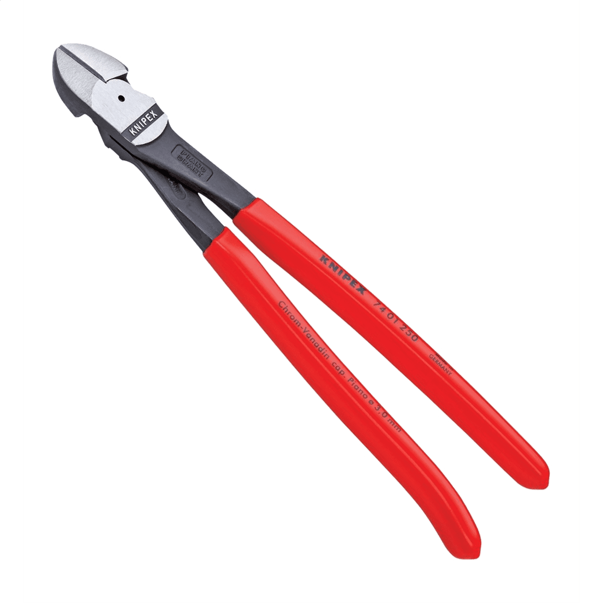 Knipex 7421250 Ultra High Leverage Diagonal Cutters with Angled