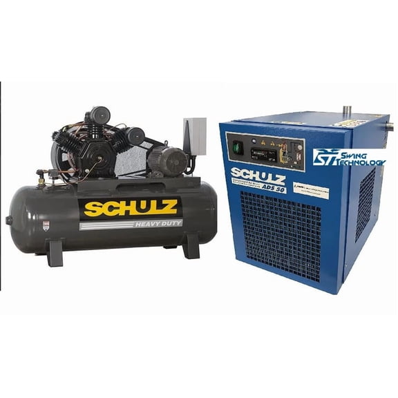 10 HP AIR COMPRESSOR 3 PHASE WITH 50 CFM AIR DRYER