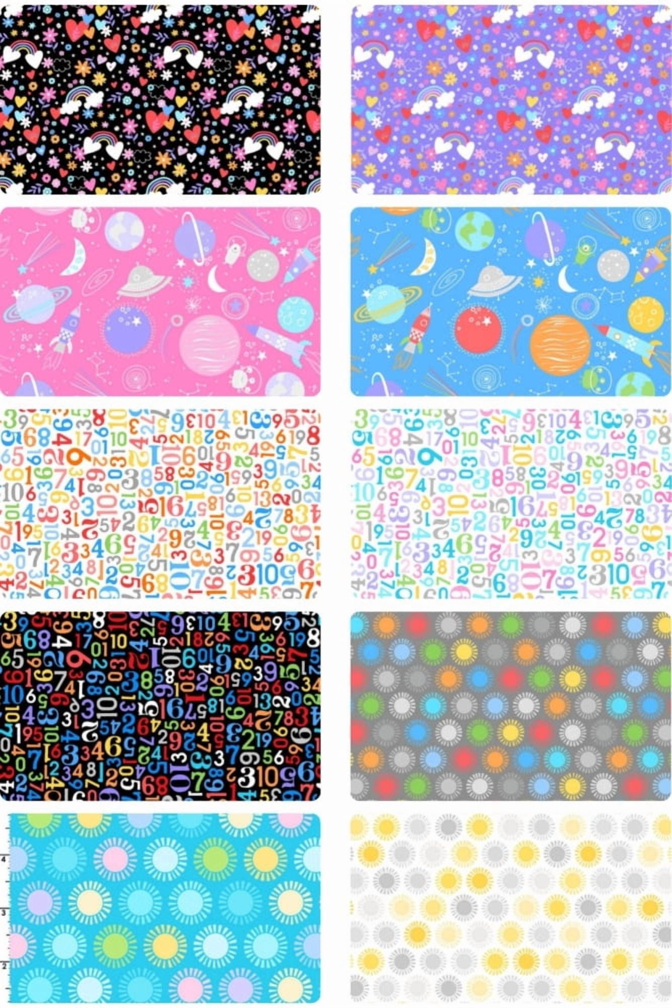 10 Half Yards -Assorted Playtime Flannel Half Yard Bundle