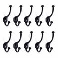 thumbnail image 1 of 10 Hat Coat Hook Wrought Iron Black | Renovator's Supply, 1 of 11