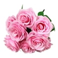 thumbnail image 1 of 10 Heads Artificial Silk Rose Flowers Small Bouquet Flores Home Party Spring Wedding Decoration Fake Flower, Artificial Roses Flowers 1 Bundle, 1 of 9