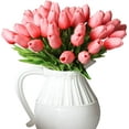 10Heads Home Decoration Mini Tulip Real Touch Tulip Artificial Flowers
