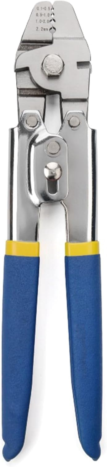 10" Wire Rope Crimping Tool, Industrial High Carbon Steel Swaging Tool for Aluminum Sleeves, Fishing Rigging