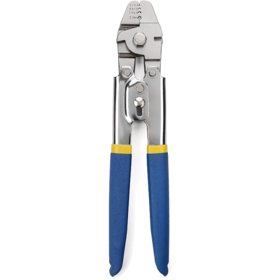 10" Wire Rope Crimping Tool, Industrial High Carbon Steel Swaging Tool for Aluminum Sleeves, Fishing Rigging