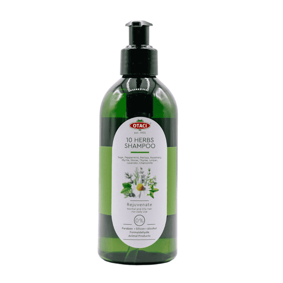 10 Herbs Rejuvenate Shampoo for Bright and Shiny Hair