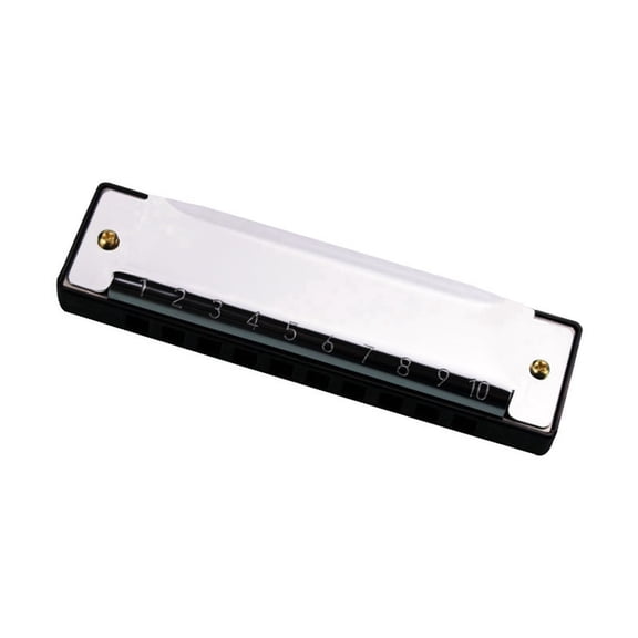 10 Hole Harmonica C Key Harmonica Mouth Organ Suitable for Music Enthusiasts Musical Instrument Educational Toy