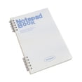 thumbnail image 1 of 10-Hole Refillable Spiral Notebook B5 with Detachable Rings, Clear Cover College Ruled Filler Paper Notebook for Writing, Journal & Daily Note Taking(B5-White), 1 of 9
