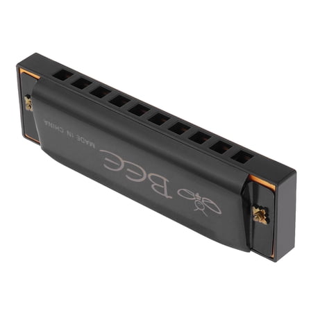 10 Holes Key C Blues Harmonica Mouth Organ Harp for Beginner Students Chromatic Harmonica