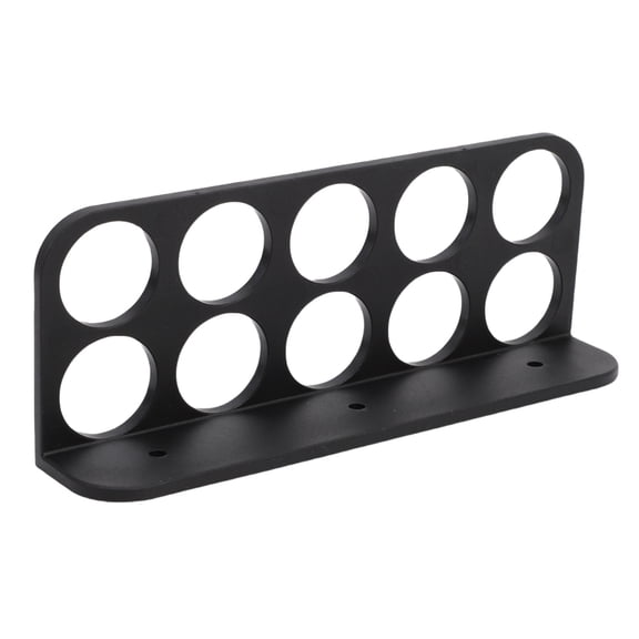 10 Holes Wire Management Bracket for Electrical Cord Cable Support Organizer Rack Holder, 6.5 x 1.3 x 2.5 Inches / 164 x 33 x 64mm (20 Pack)