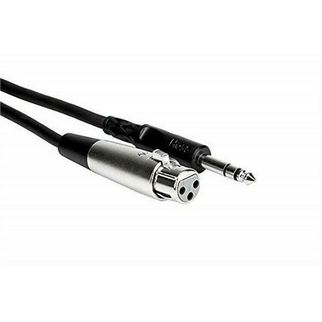 10' Hosa Balanced Interconnect Cable 1/4 TRS to XLR Female