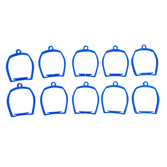 10 Hot Wheels and Matchbox Compatible Suspension Bridge Pieces Lot Of 10 Blue Durable NEW