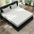 thumbnail image 1 of 10 inch Queen Size Hybrid Mattress Gel Memory Foam Individual Pocket Springs Medium Mattresses in a Box, 1 of 9