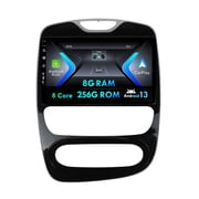 Sehmtoo Car Radio 10 IPS 2 Din Android 12 Car Radio Stereo Suitable For Renault Clio 4 ZOE 2016-2019 - [8G+256G] - [Built-in Carplay+DSP+GPS Navi ] - Free Camera+Mic SWC 4G WiFi AUX DAB Head Unit