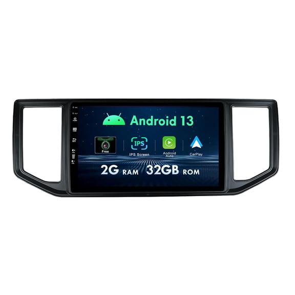 10" IPS 2 Din Android Car Radio Suitable For VW Amarok Crafter Van Man 2017-2021 - [2G+32G] - [Built-in Carplay+GPS ] - Support SWC 4G WiFi AUX DAB BT FM Head Unit