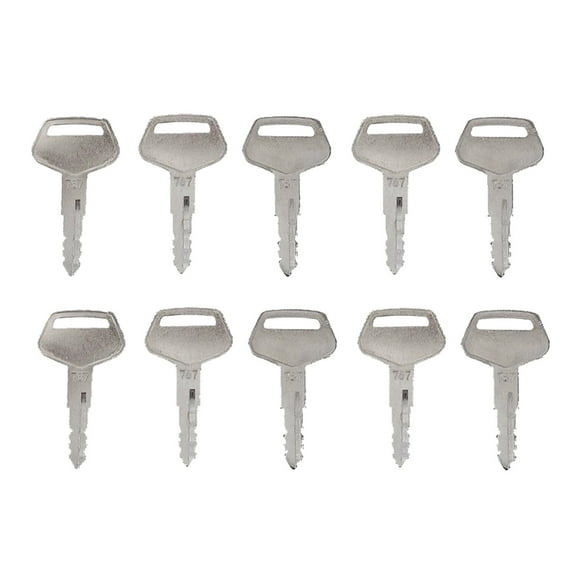 (10) Ignition Heavy Equipment Key 787 for Komatsu Excavator Grader Dozer Loader
