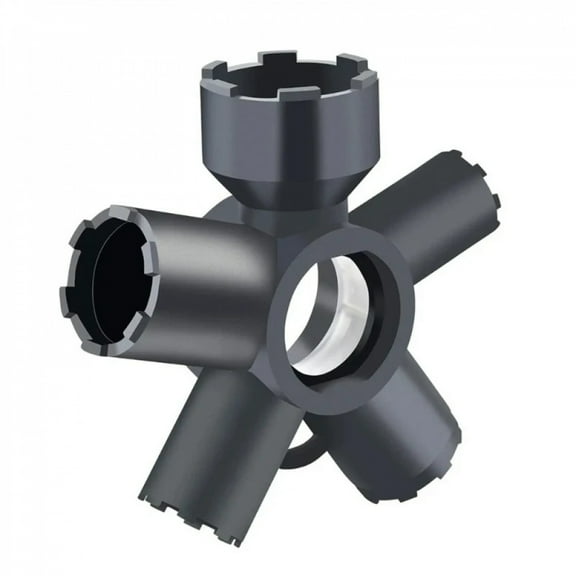 10 In 1 ABS Faucet Aerator Removal Tool Faucet Aerator Key For Threaded Aerator/Aerator With Housing Cut Edge&Round