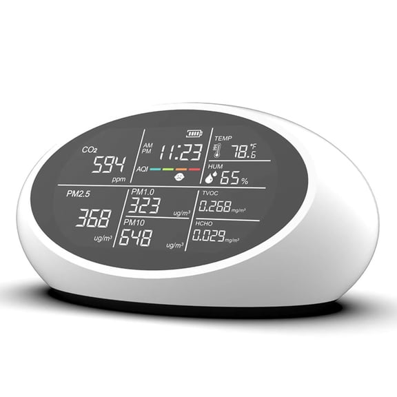 10 In 1 Air Quality Measuring Device TVOC Analyzers for Health awake Users
