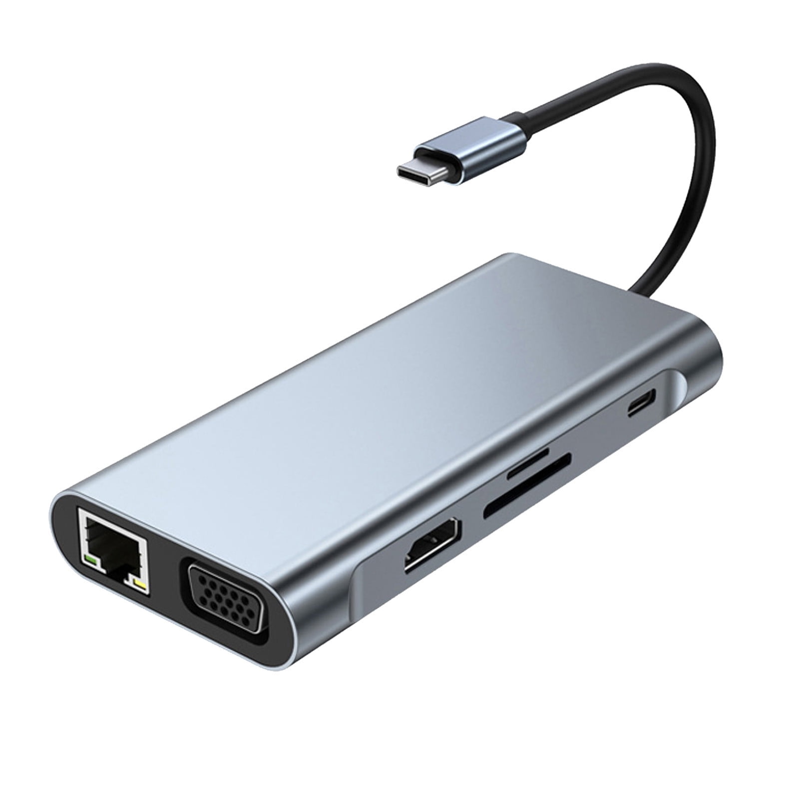 10 In 1 Type C Docking Station USB C Hub 2 3 USB PD SD USB C VGA Port