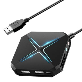 10-In-1 USB HUB Dock Station,USB Audio Adapter for PC , Laptops, Desktops, Stereo Sound Card with 3.5mm Interface