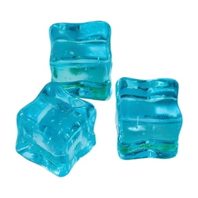 10 In One Pack Decorative Simulation Ice Block Transparent Bar Photography Props Ice Crystal Fake Ice Block Shop Window Fish Tank Decoration