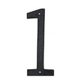 thumbnail image 1 of 10 In. Textured Modern Font Individual House Number 1, 1 of 1