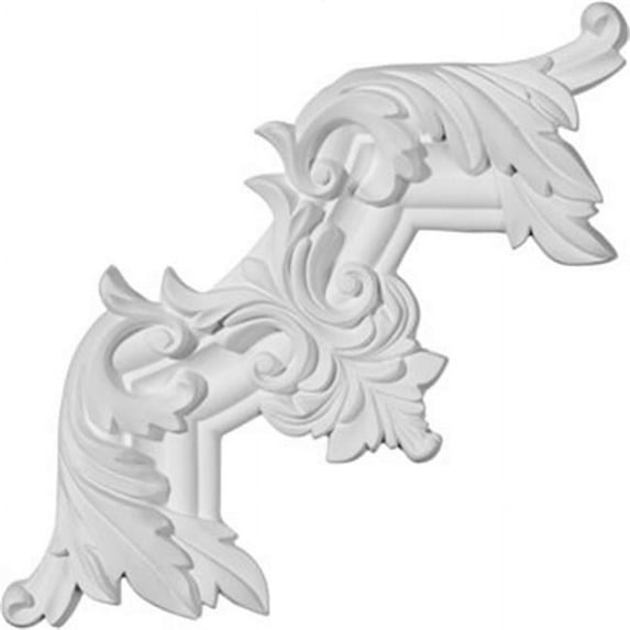 10 In. W X 10 In. H X 1.12 In. P Architectural Oxford Panel Moulding Corner
